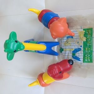 Zoo-It-Yourself ©1966 Tupperware Toys with original packaging